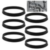 SMCEHEYA 6 PCS Rubber Washers 40MM Cone Sink Plug Rubber