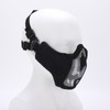 Outdoor Half Face Breathable Steel Mesh Face Cover Military for