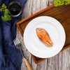 DoDoware 6pcs Melamine Salad Plates Set, 10in White Dinner Plate
