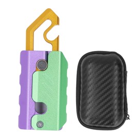 Carrot Knife Toy Gravity Anxiety Relief Bottle Opener Aluminium Alloy Portable Carrot Knife Toy with Storage Bag