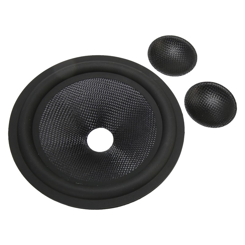 Speaker Cone Drum Paper 1 Inch Inner Diameter Rubber Surround