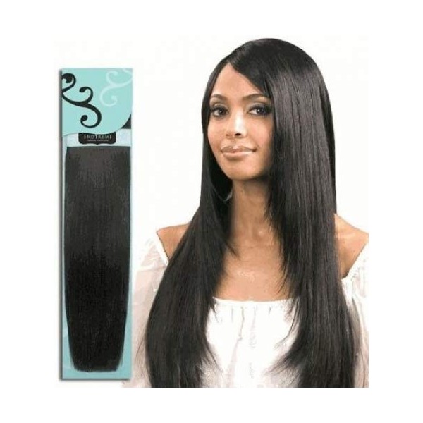 Bobbi Boss IndiRemi 100% Virgin Human Hair Weave - Fine Silky (12 inch, P1B/30 - Off Black/Medium Auburn)
