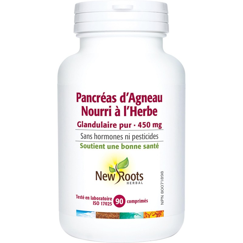 New Roots Herbal - Grass-Fed Lamb Pancreas - Pure Glandular