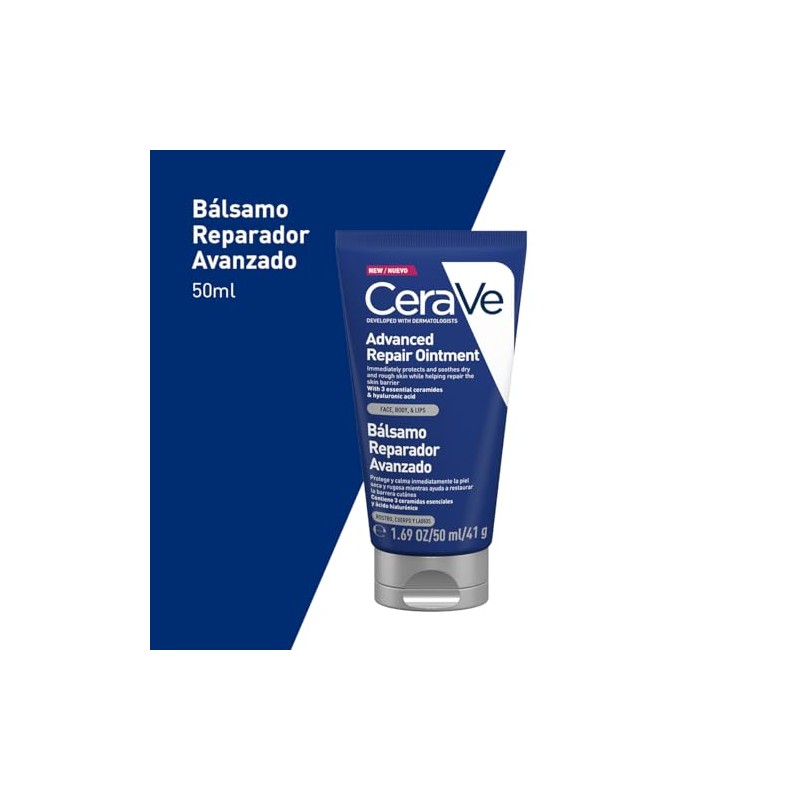 CeraVe Bálsamo Reparador Avanzado 50ml| Para piel seca