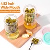 ZENS ZENS Glass Pickle Jar with Strainer Flip, 2 Pack