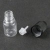 Rowiz 5 ml Empty Plastic Dropper Bottles Clear Bottles Liquid