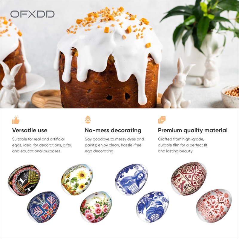 35 Pcs Easter Egg Wraps Set - Othtodox Easter Egg