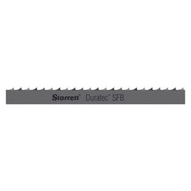Starrett Duratec SFB Band Saw Blade, Carbon Steel, Regular Tooth, Raker Set, Neutral Rake, 80" Length, 1/2" Width, 0.025" Thick, 14 TPI