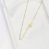 Kyerlyn Gold Necklace for Women, Dainty Dove Necklace 14K Gold