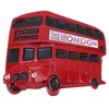 3Pcs Bus Fridge Magnet Red Bus Design Bright Colors Magnetic