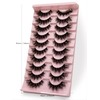 10 Pairs Pack of 5D Wispy Mink Eyelashes - Cat