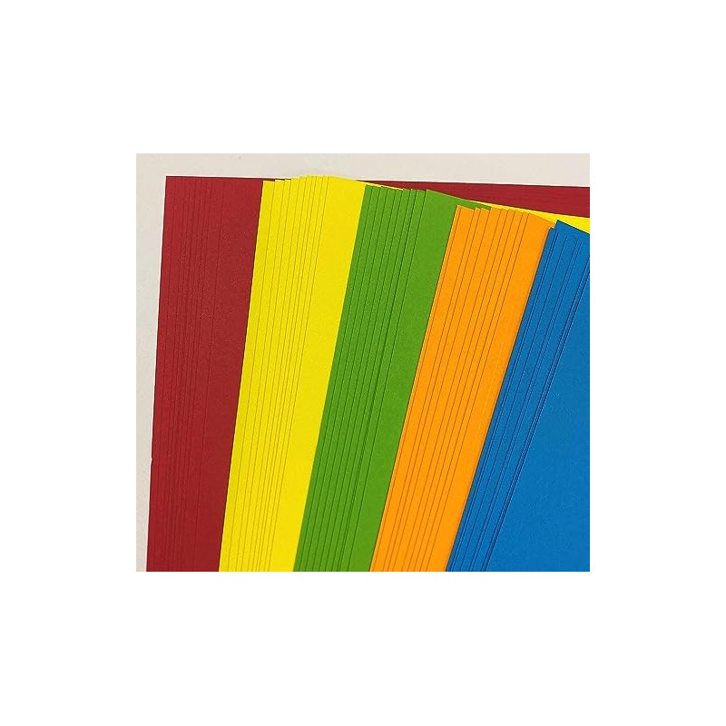 DJP A4 80 GSM Paper - Assorted Bright Coloured Copier