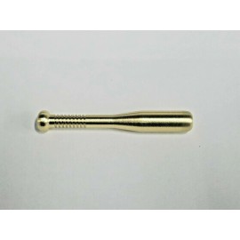 JEN ONE SOLID BRASS ONE HITTER PIPE* BASEBALL BAT DESIGN*MADE IN THE USA*  QUALITY