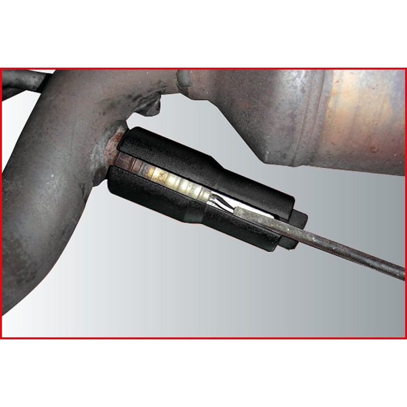 KS Tools 150.2128 Lambda sensor socket, 22mm, extra deep