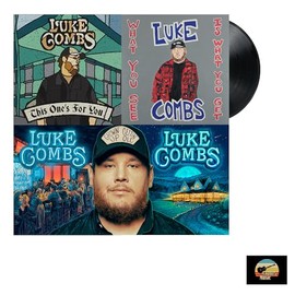 Luke Combs 'Complete Vinyl Discography' Collection: "This One's For You" / "What You See Is What You Get" / "Growin' Up" / "Gettin' Old" / + Including Bonus Art Card