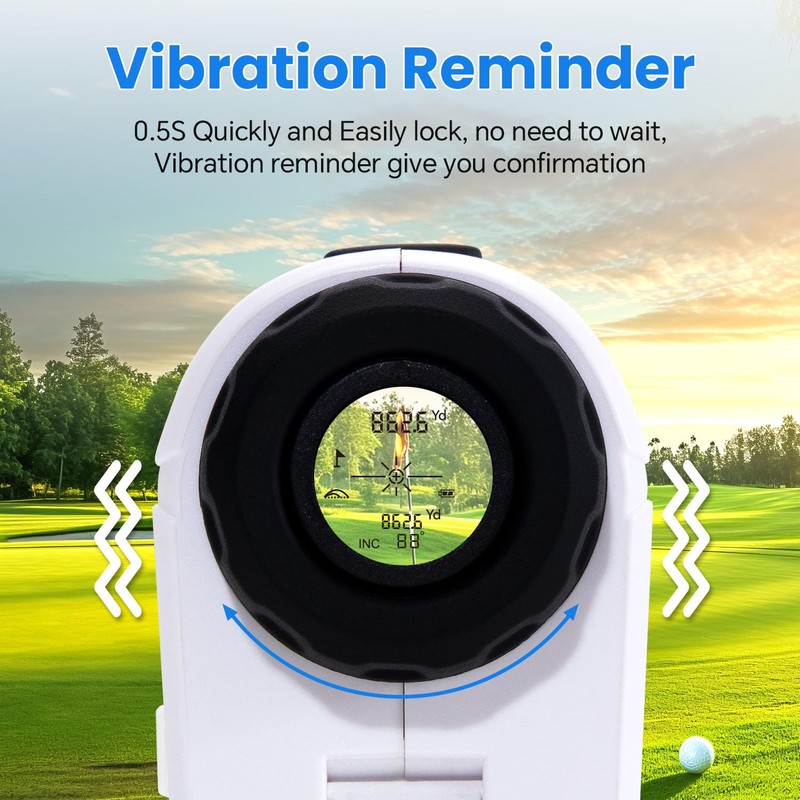 1200Yards Range Finder Golf with Slope, 7X Magnification Range Finder,