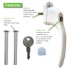 Genius Q Tilt & Turn Locking Window Handle (White)