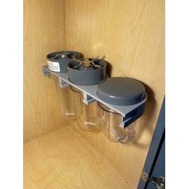 Holder for Nutribullet Cup and Accessories - Pack of 3 Shown in Photos (ONLY Includes Holders, NO Cups Included) (Pack of 3)
