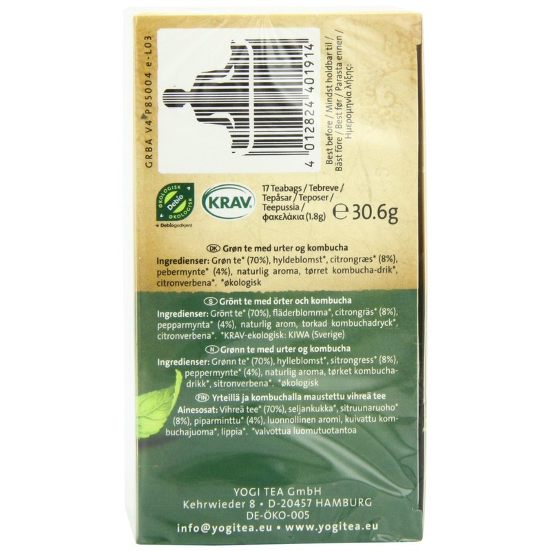 Yogi Tea - Green Balance - 17 Bags x 6