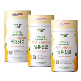 Kids' Lactobacillus Children's Lactobacillus Elementary School Student's Lactobacillus Baby Infant Infant 3 pcs / 키즈유산균 어린이유산균 초등학생유산균 베이비 유아 영아 3개