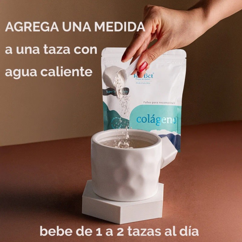 Tea Bet - Colágeno Hidrolizado Sabor Cappuccino - 400gr