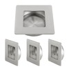 HOMOTEK 4 Pack Recessed Sliding Closet Door Finger Pulls, 2-3/4