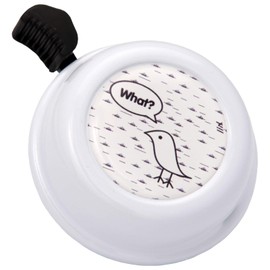 Liix Unisex Child What Bird Cycling Bell - White, 6 cm