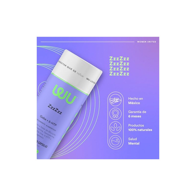 Nutrition Zzzzzz Capsulas Dormir Relajación Sueño Reparador Gaba Magnesio Hongo