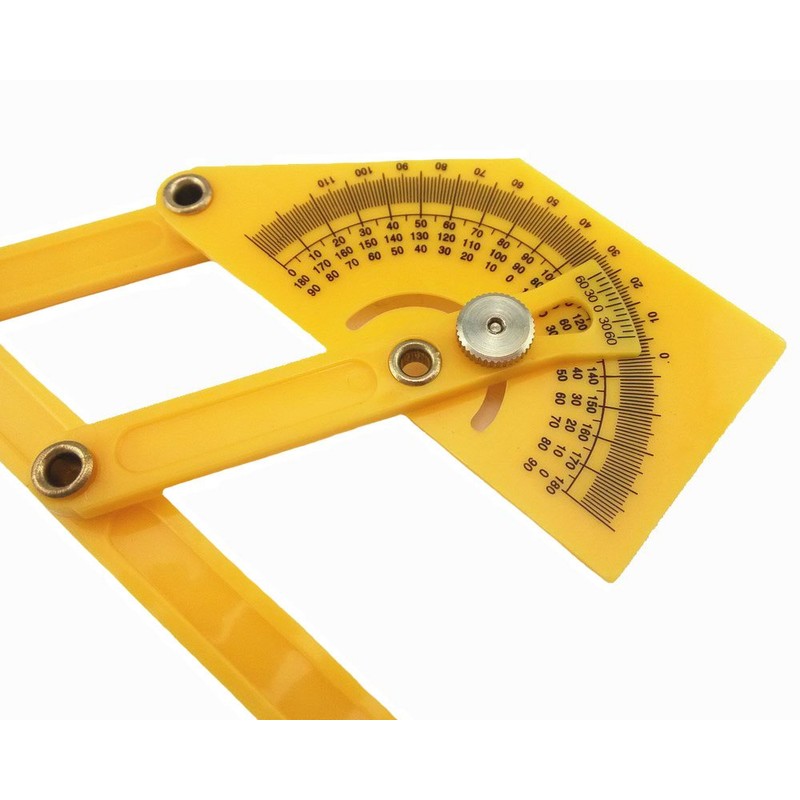 Honbay 1pc Plastic Protractor Angle Finder Measure Arm Ruler Gauge