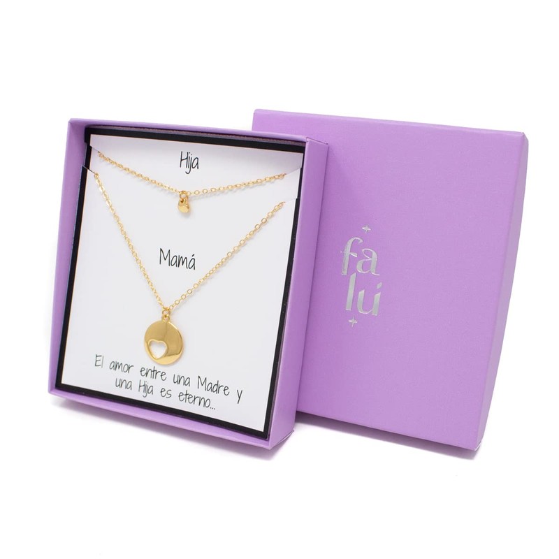 Set de Collares Madre e Hija para compartir Regalo para