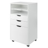 Winsome Halifax Bins and Drawers Multi Storage Tall Mobile Cabinet