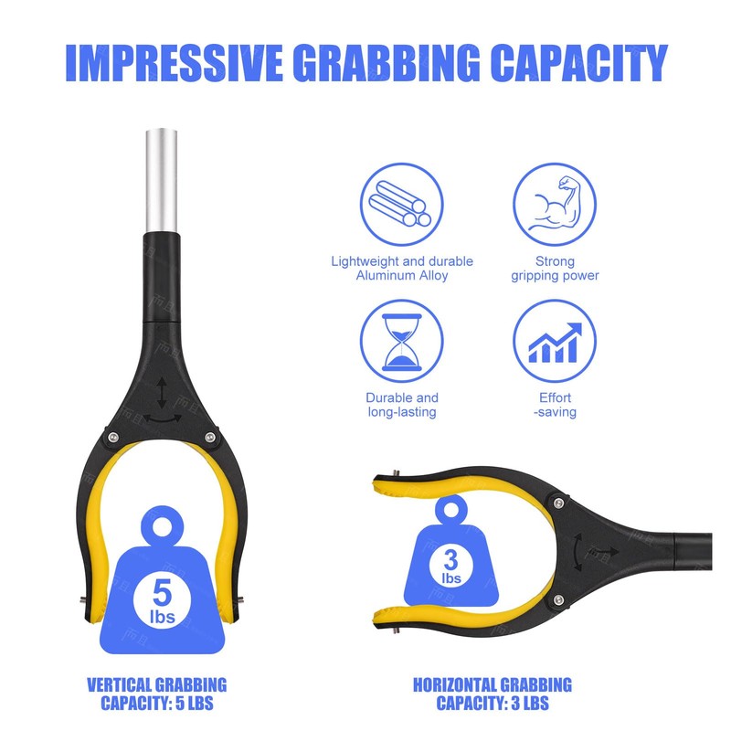 JG 43" Extra Long Grabber Tool, It Reaching Tool with