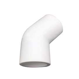 BOZONLI 32mm PVC Water Pipe Fitting 45 Degree Elbow Coupling Connector Adapter 10 Pcs