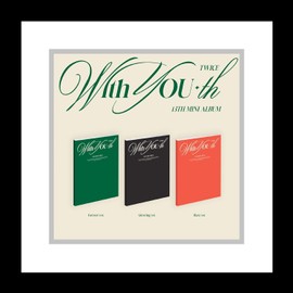 KPOP Twice with You-th 13th Mini álbum versión estándar de explosión CD+1p póster de carta en paquete, libro fotográfico+5p PhotoCard+1p 3-Cut PhotoCard+1p Film PhotoCard+1ea Pegatina + seguimiento