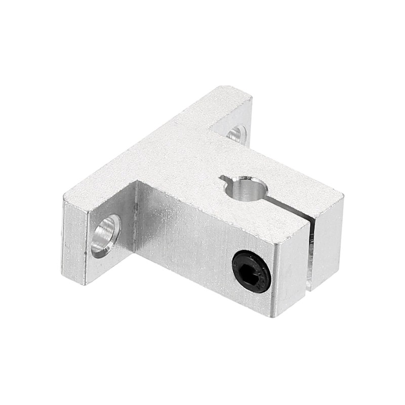 sourcing map 4pcs SK6 Aluminum Linear Rod Rail Shaft Support