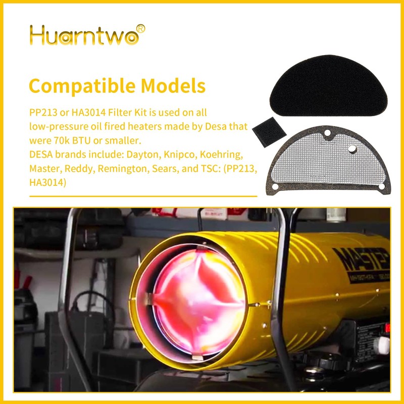 Huarntwo New Replacement PP213 HA3014 Air Filter Kit For Reddy