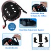 Apusale Bike Skateboard Helmet, Adjustable and Multi-Sport for Skate Scooter,