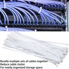 100pcs Cable Ties 250lbs Tensile Strength Extra Long Heavy Duty