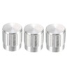 uxcell 3Pcs 16x14mm Aluminum Alloy Potentiometer Rotary Knob,for 6mm Diameter