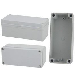 Plastic Enclosure BE-TOOL 80 x 110 x 70 IP65 ABS Weatherproof Outdoor Housing Power Junction Box Complete with Plug
