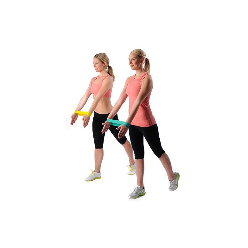 OLIVER Rubber-O Resistance Band Maximum Strength Set of 10 Fitness