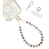 Hidden Hollow Beads Cell phone charm Wrist strap tether tab