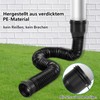 YushengTai Downpipe Gutter Flexible Extension Set, Downpipe Extensions Flexible Round