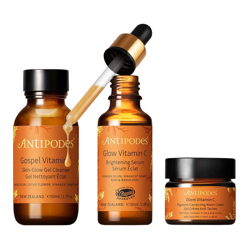 Antipodes Brightening Boost Regime, 3 Item Pack