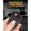 TECART Key Fob Cover for Peugeot 208 107 206 306