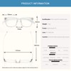Blue Light Blocking Glasses (Transparent 8183)