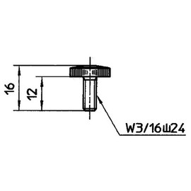 SANEI PR41A-B Screw for Triangular Handle of Faucet, Color Screws, Blue