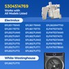 OEM 5304514769 Circulation Pump Compatible with Electrolux WhiteWestinghouse Washer, Replacement
