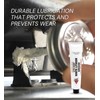 AGS Lith-Ease White Lithium Grease 1.25 oz Bundle with Microfiber