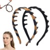 Axewqn 2 Pcs Silicone Headband for Women, Non-Slip Flexible Hairbands